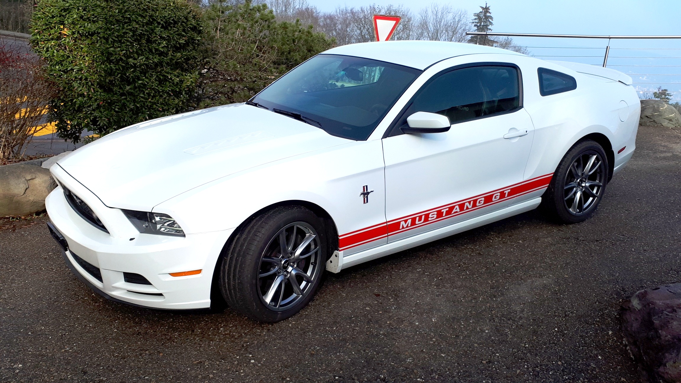 Mustang GT 13 ex Bachofner side ramp angled