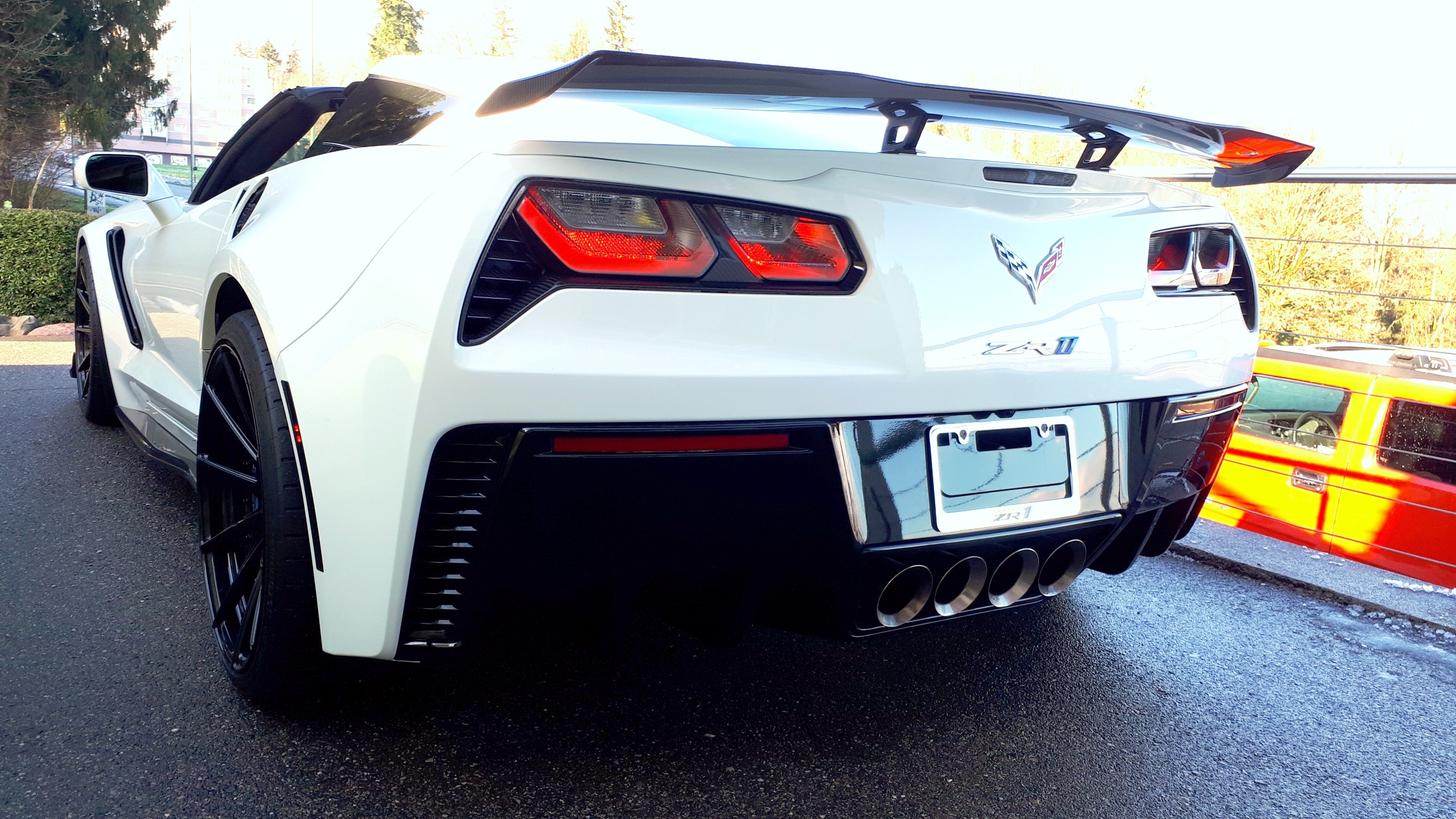 ZR1 19 white rear side ADV black